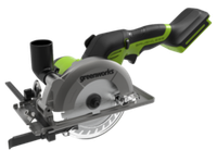 Циркулярная мини пила аккумуляторная Greenworks G24MCS Арт. 1501207, 24V, бесщеточная, без АКБ и ЗУ