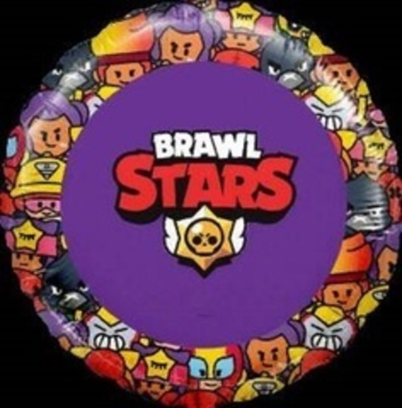 Р 18" Круг Brawl Stars Команда бойцов дизайн №1