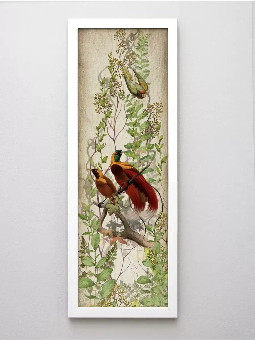 Комплект из двух картин на бумаге 18*50 см