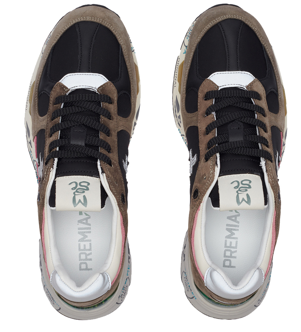 Premiata Mase 5535 Черные с коричневым