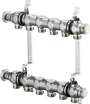 Коллектор Oventrop Multidis SH 1" арт. 1407056 (6 контуров) для радиаторного отопления