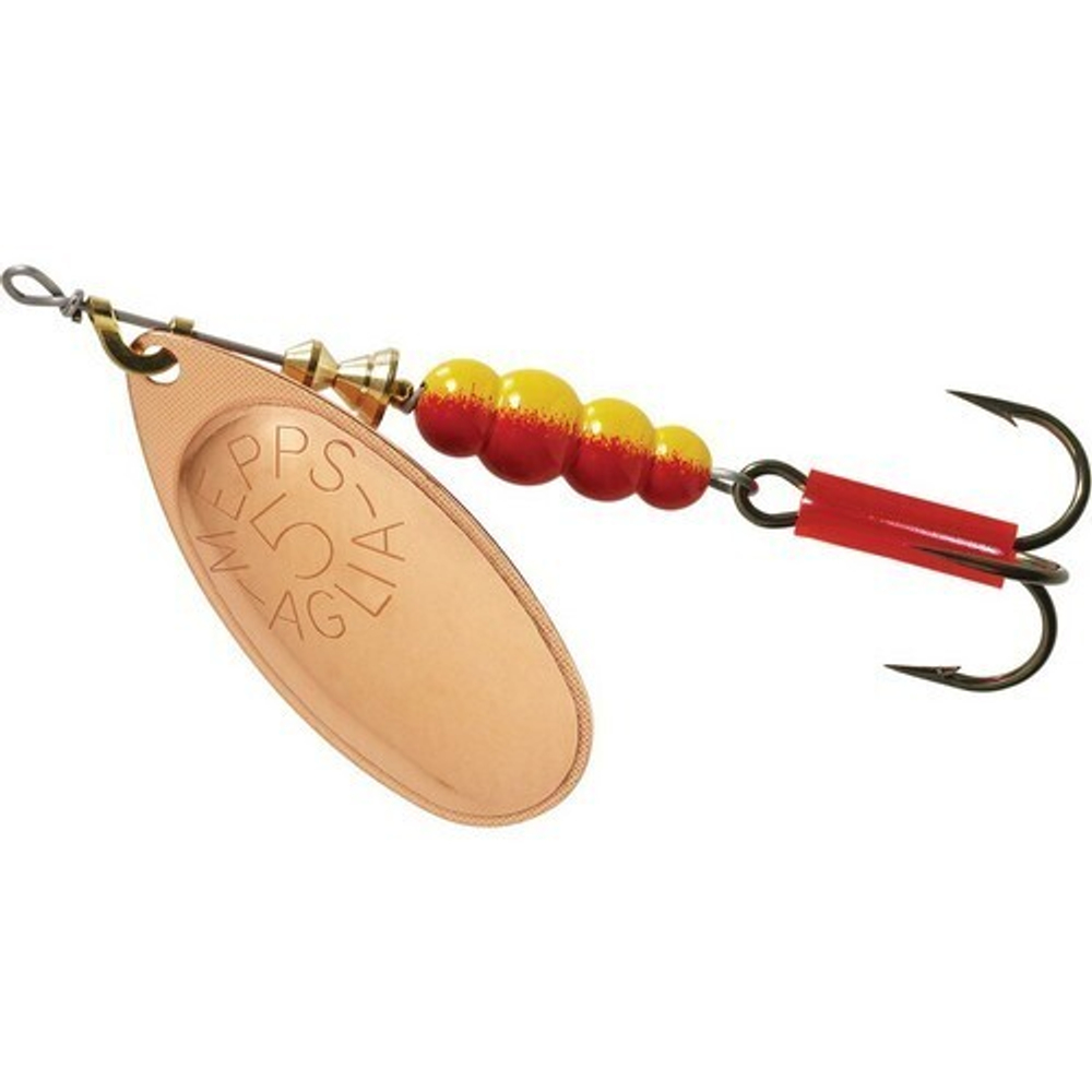 Блесна для рыбалки вращающаяся AGLIA 2, SILVER, 1 штука