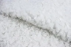 Банкетка Lagom 100 см (белый мех, черный)