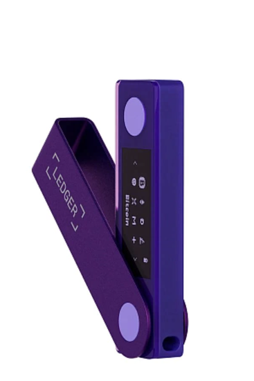 Аппаратный криптокошелек Ledger Nano X Purple Amethyst