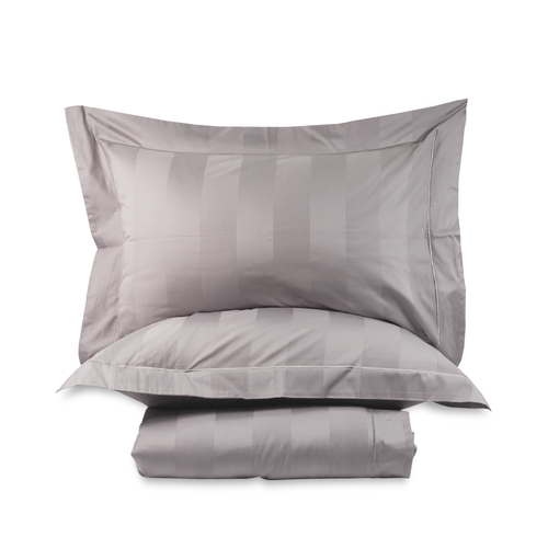 Постельное белье из страйп-сатина Ritz | Grey