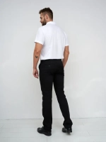 Рубашка приталенная с коротким рукавом