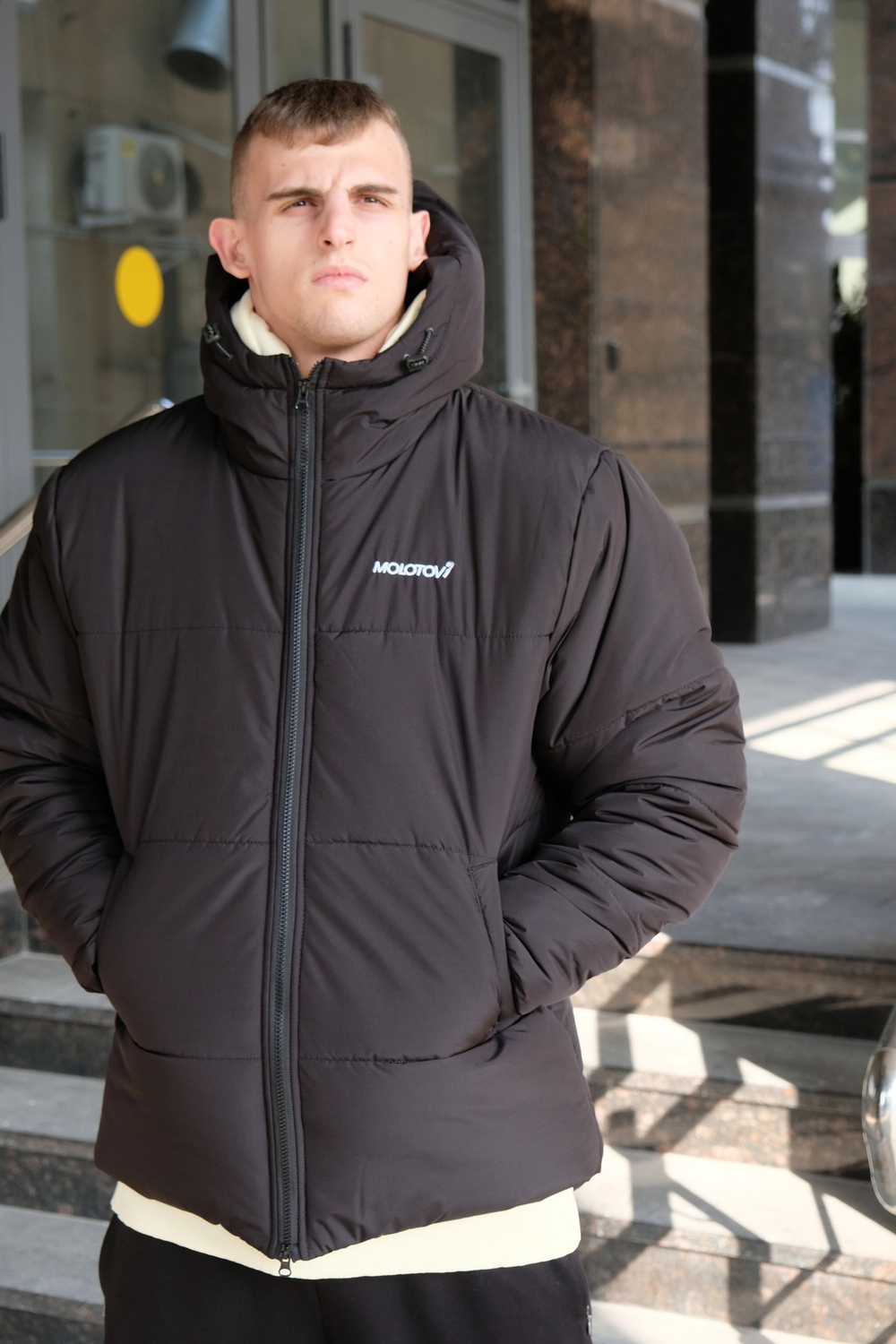 Куртка MOLOTOV Puffer-Hood Black