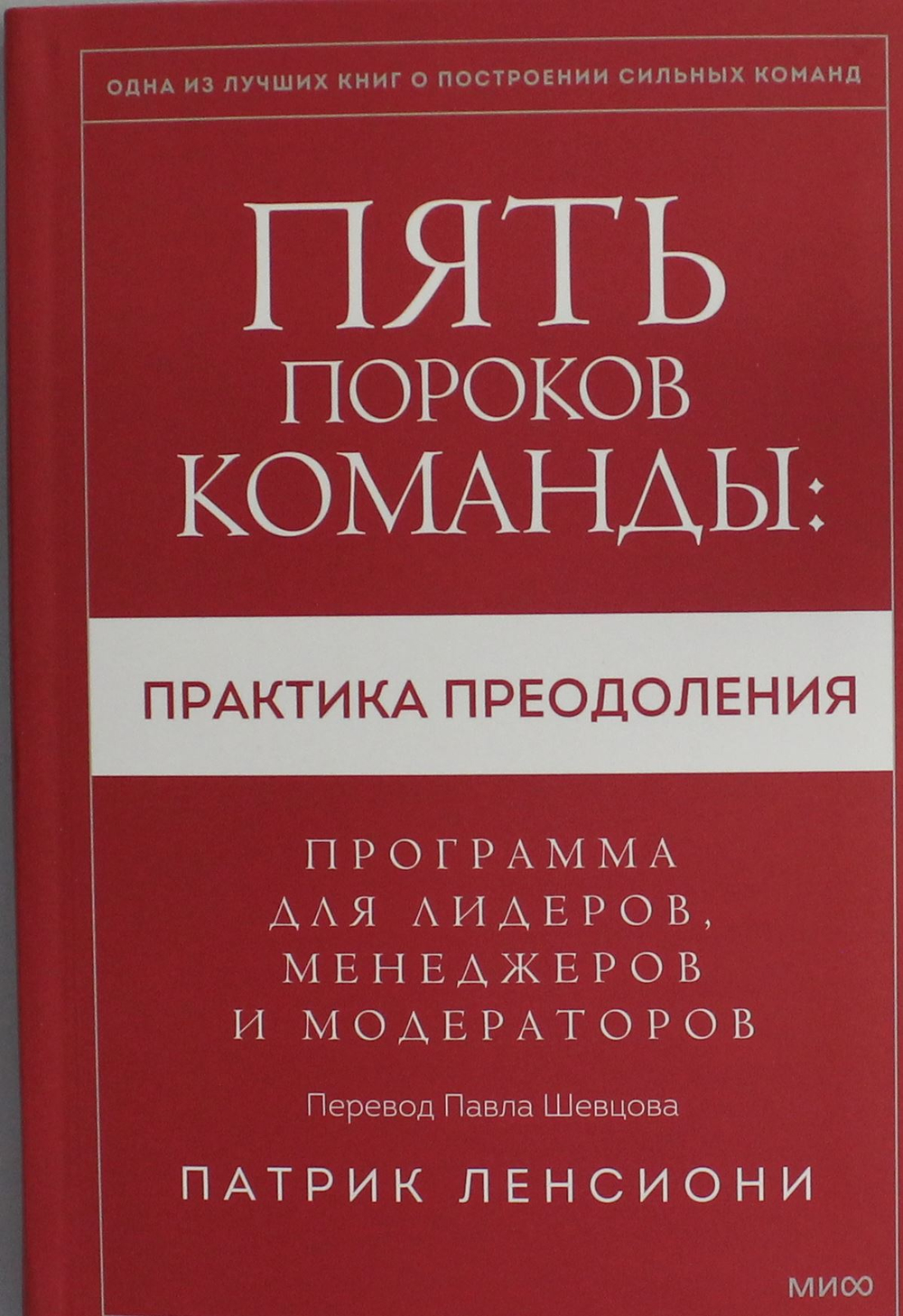 Пять пороков команды: практика преодоления. Программа для лидеров, менеджеров и модераторов.