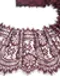 01-39 Кружево шантильи 20 см, бордо
