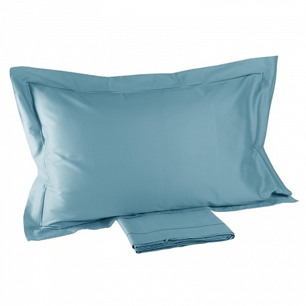 Постельное белье 2 спальное евро Mirabello Precious Sateen голубое