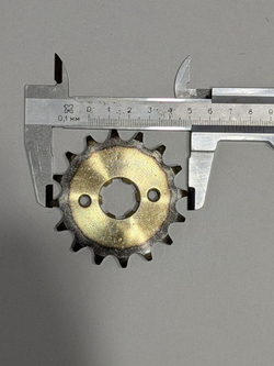 Звезда ведущая 428-16 для мотоцикла питбайка, мопеда. Вал 20 мм