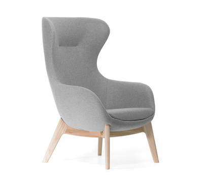 ELEGANCE Wood Кресло, 22 СЕРЫЙ M