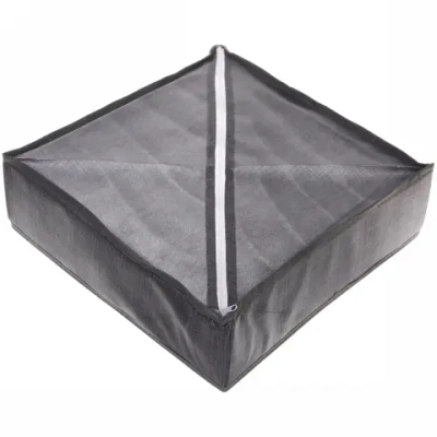 Кофр - органайзер для хранения вещей «ФЛЭТ», цвет тёмно - серый, 7 отделений, 32*32*10см