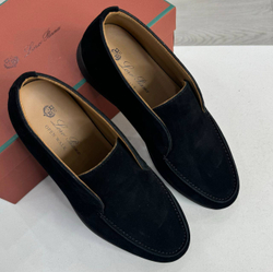 Лоферы Loro Piana с меховой стелькой
