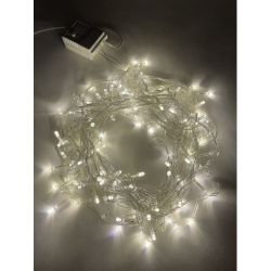 ENIN-10B ЭРА Гирлянда LED Нить 10 м теплый свет 8 режимов, 220V, IP20