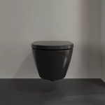 Унитаз подвесной Villeroy&Boch Subway 2.0 5614R0R7 черный матовый, безободковый