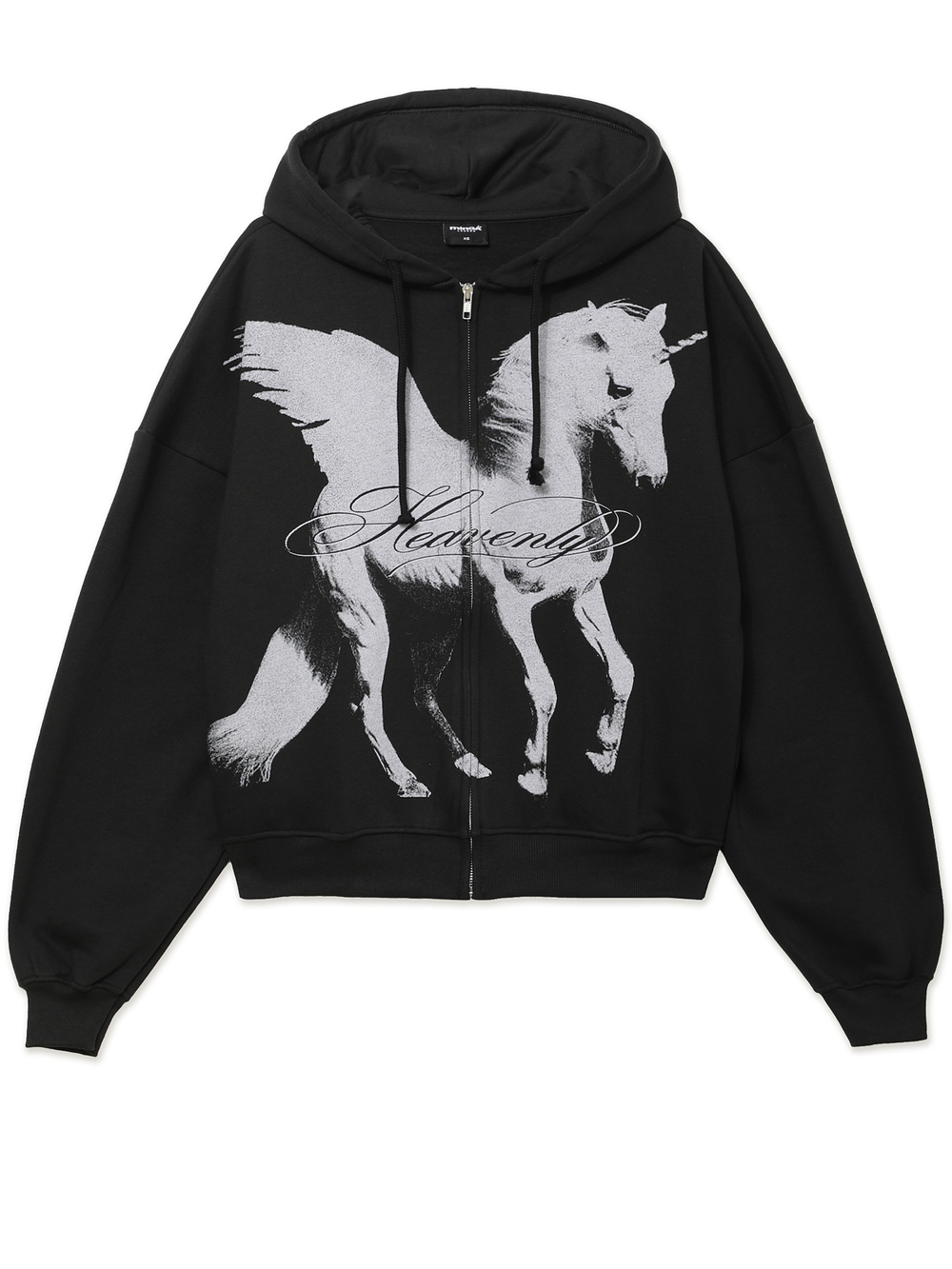 Женская Толстовка Black Unicorn Graphic Oversized Zip Up
