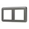 Рамка пластиковая FRM-VERSA-PL-2-GR Arlight 043780