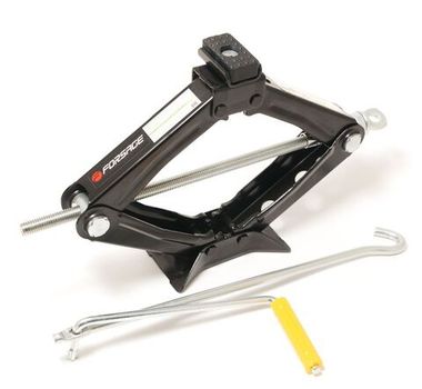 Домкрат механический ''ромб''1.2т с резиновой накладкой (h min 100мм, h max 350мм) Forsage F-ST-103А