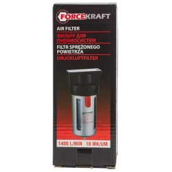 Фильтр воздушный для пневмосистем 3/8'' FORCEKRAFT FK-BF3000