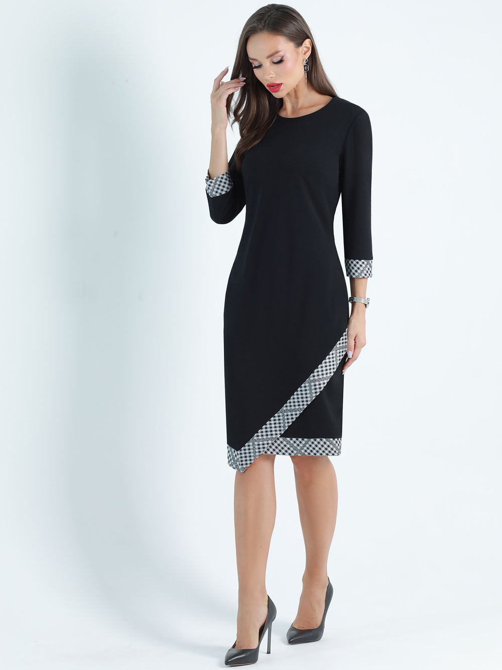 Платье Элегантное решение, блэк DStrend (Акция)