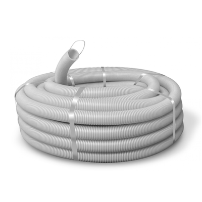 GOFR-20-100-PVС-ECO Гофра ПВХ (серый) ПВХ d 20мм с зонд. легкая 100м