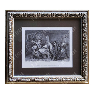 Гравюра «Сцена из поэмы Пушкина «Жених» по оригиналу К. А. Трутовского. 1862 г.