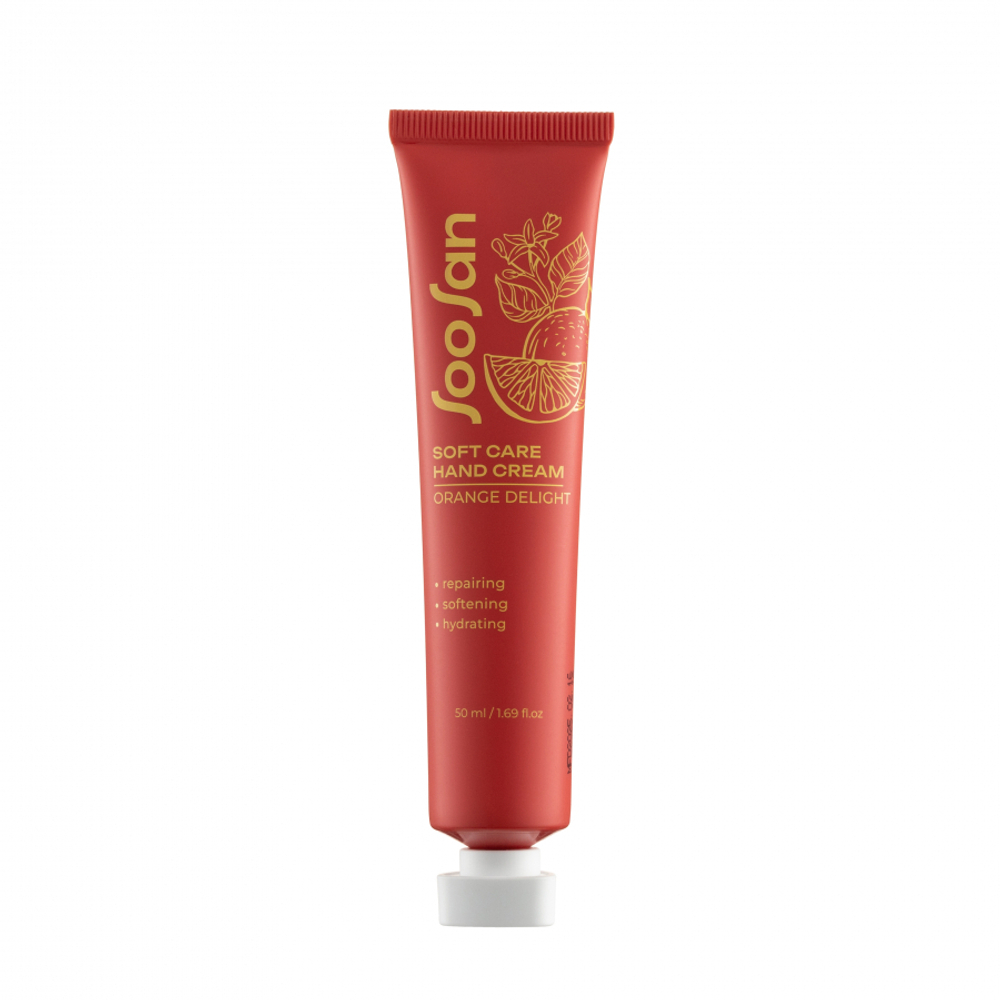 SOOSAN Soft Care Hand Cream Orange Delight Увлажняющий крем для рук с ароматом апельсина 50мл