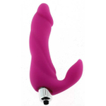 Вибратор двойной стимуляции Bifun (розовый) (Цвет: розовый)