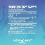 MicrobiomeLabs - Mega IgG 2000 120 capsules