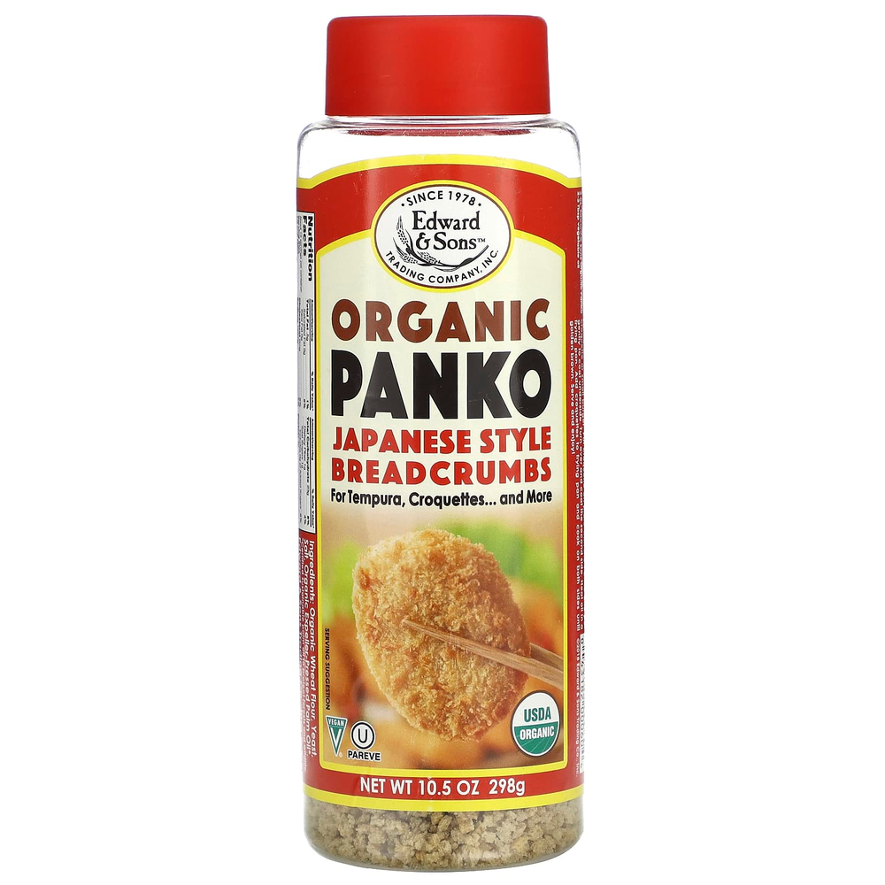 Edward & Sons, Organic Panko, Панировочные сухари в японском стиле, 10,5 унций (298 г)