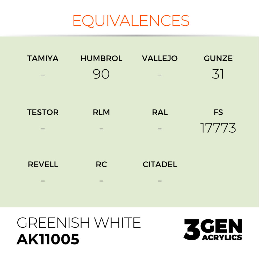 Greenish White