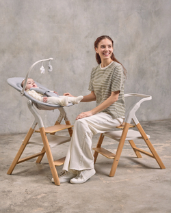 Carrello Стульчик для кормления Ergo Linen Beige