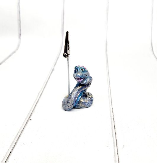 Держатель "Змейка", синяя