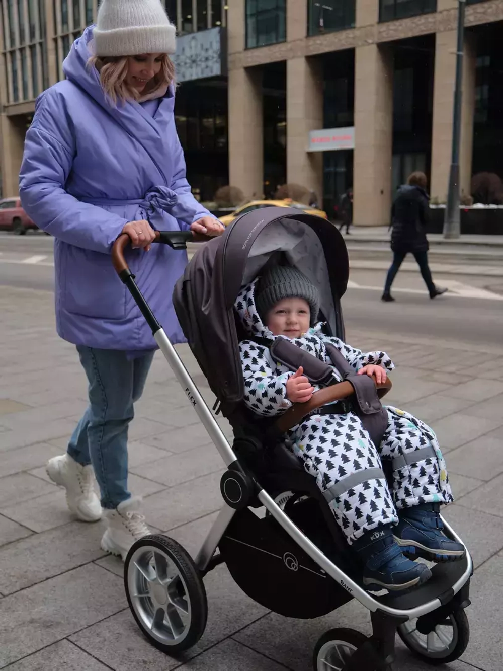 Коляска детская "FLEX" (3в1) RA071 Moon Grey