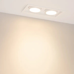 Светильник MS-VORTEX-BUILT-S250x140-2x30W Warm3000 (WH-WH, 50 deg, 230V) (Arlight, IP20 Металл, 5 лет) 042369