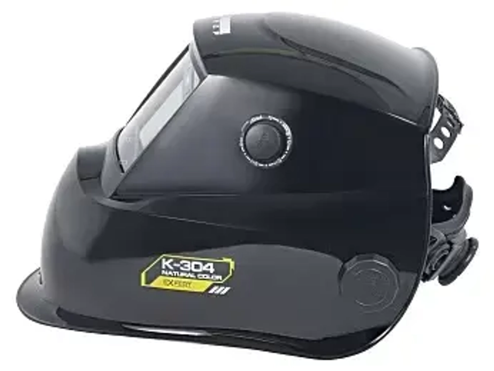 Маска сварщика КЕДР К-304 natural color EXPERT, черная
