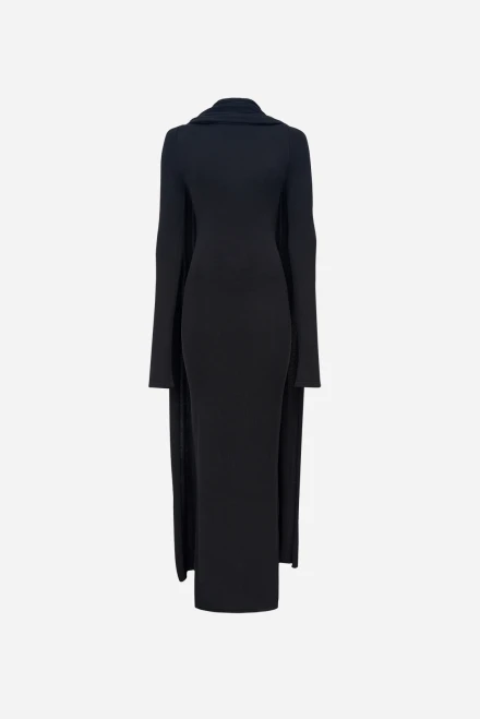 Платье-худи в длине макси