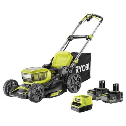 Аккумуляторная бесщеточная газонокосилка Ryobi 18В RY18LMX46A-250, 46см 5133005790
