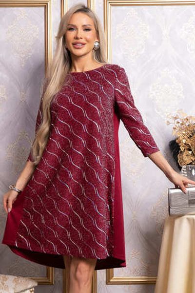 Платье Леди Элегант (темно-красное) П14827-10М LT Collection