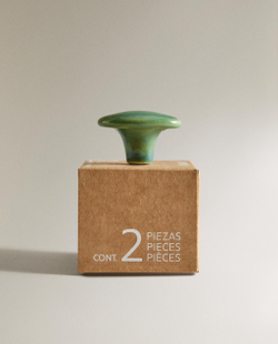 Мебельная ручка Zara Home, 2.5х4.5х2.5 см, керамика, 2 шт., 1301/555