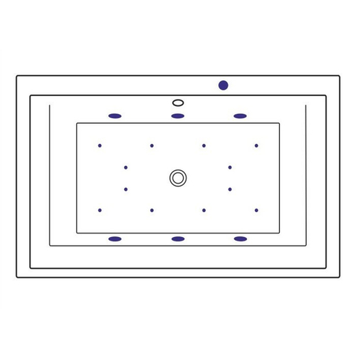 Акриловая ванна Excellent Crown Lux Relax 190x120 WAEX.CRO19.RELAX