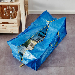 IKEA FRAKTA  (ИКЕА ФРАКТА)  -  Сумка для коляски, синяя, 73x35x30 см 76 л