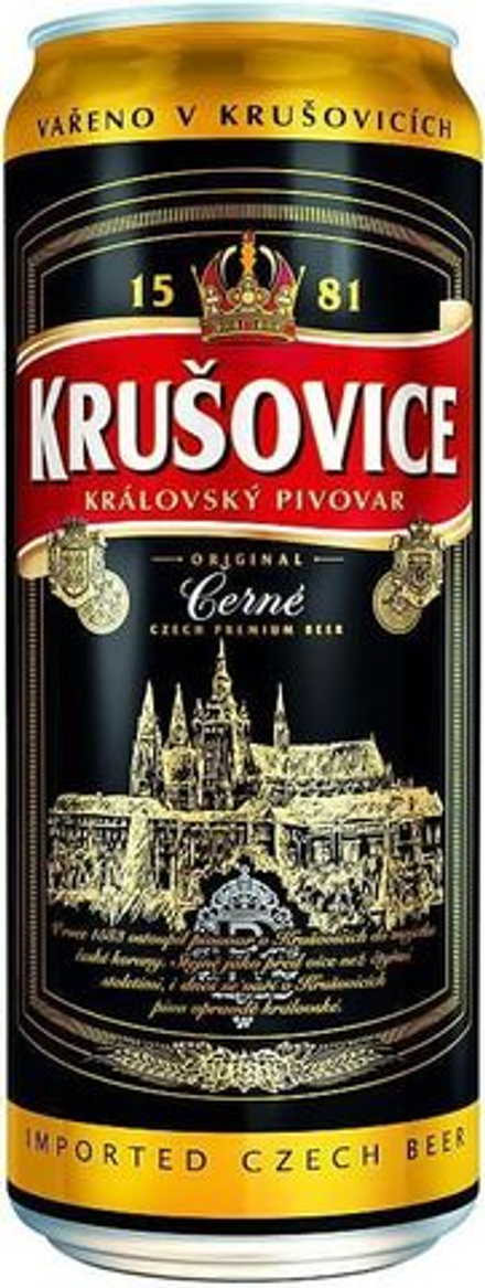 Пиво Крушовице Темное / Krusovice Cerne 0.5 - банка