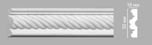 Молдинг с рисунком Decomaster 98081 50х18х2400мм