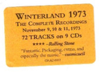 The Grateful Dead / Winterland 1973 - The Complete Recordings (9HDCD)