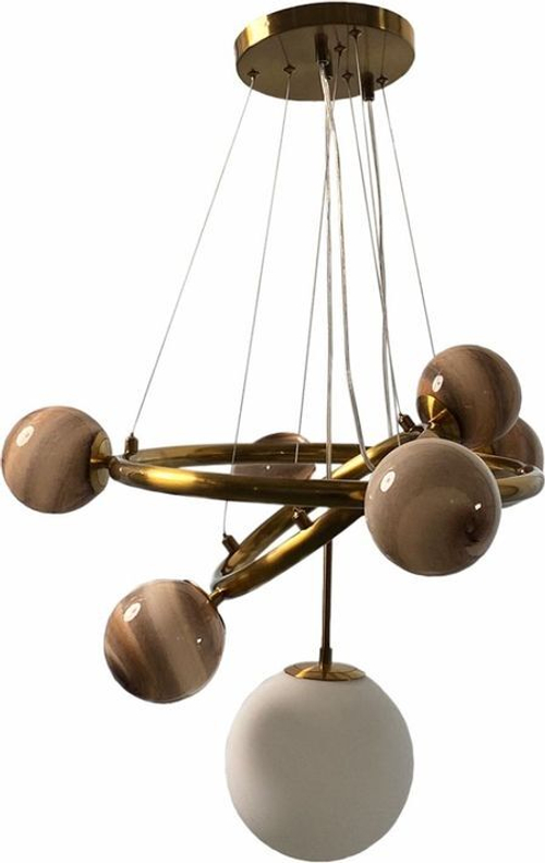 LE062300-028 Свет-к под патрон (люстра) LE CH CLAUDIA G9x6+E27x1 (1) Энергокомплект