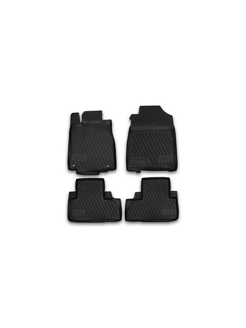 Коврики в салон для HONDA CR-V, 2012-2015, 2015-2017, 4 шт. (полиуретан) CARHND00013