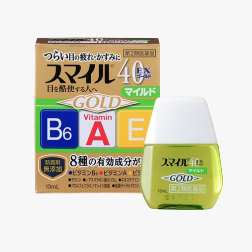 Японски Капли для глаз Lion Smile 40 EX Gold Mild, 13 мл