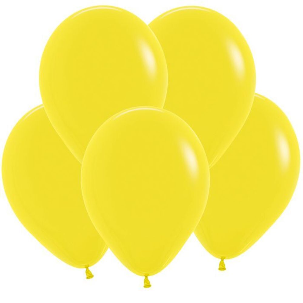 Шар 5&quot; Желтый, Пастель / Yellow 020 Sp